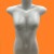 Busto feminino branco MC-1532